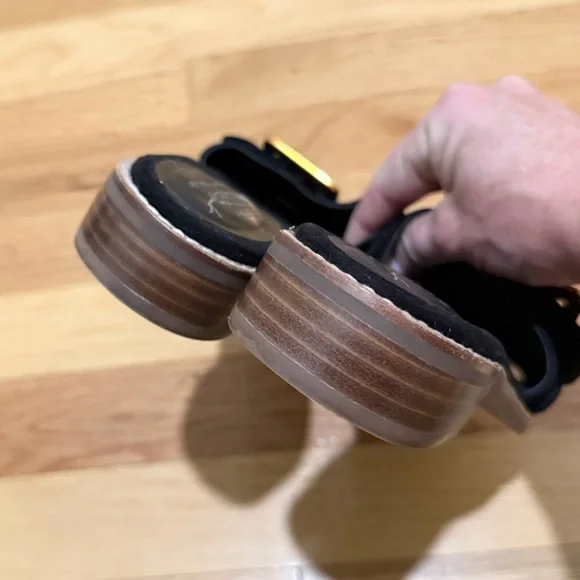 Jeffrey Campbell for Free People Black Drew Slide Sandals - Picture 7 of 14